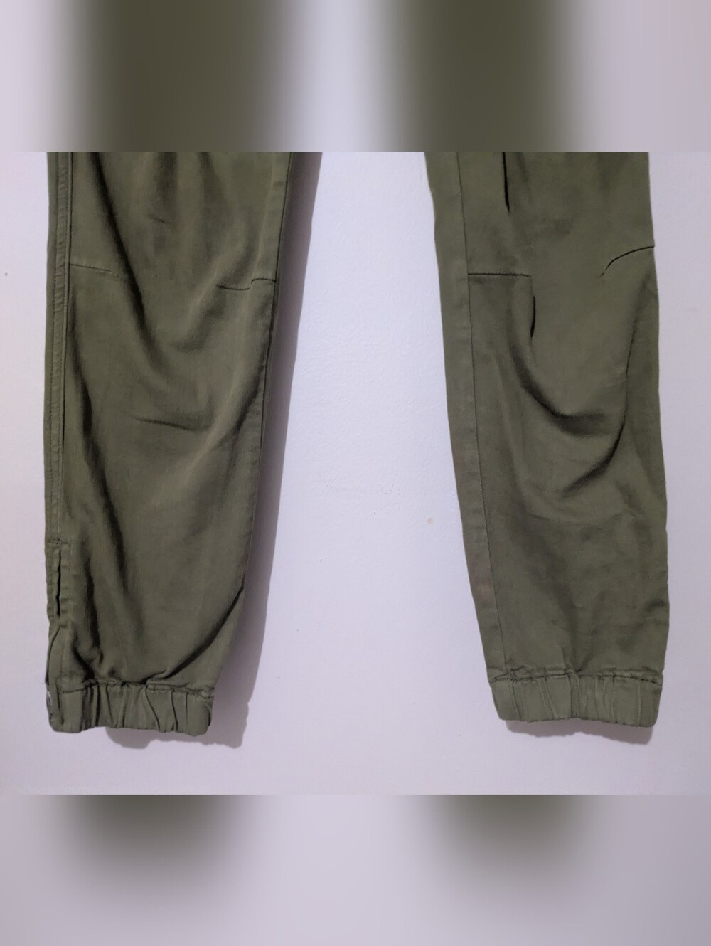 Mavi Ivy Olive Green Cargo Mid-Rise Slim Fit Twill Pants Size 26/28 Excellent! - Picture 6 of 16